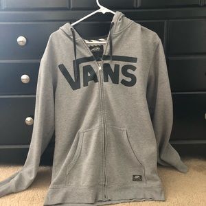 Vans zip up hoodie